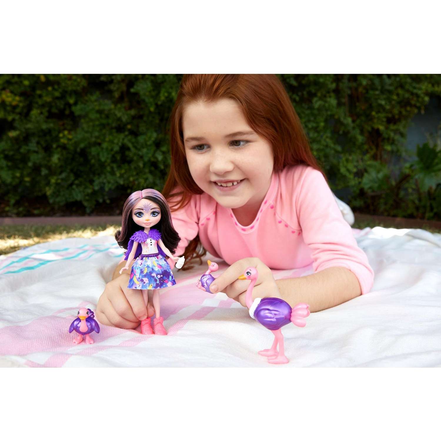Кукла Enchantimals Офелия Страусси с семьей GTM32 GJX43 - фото 9