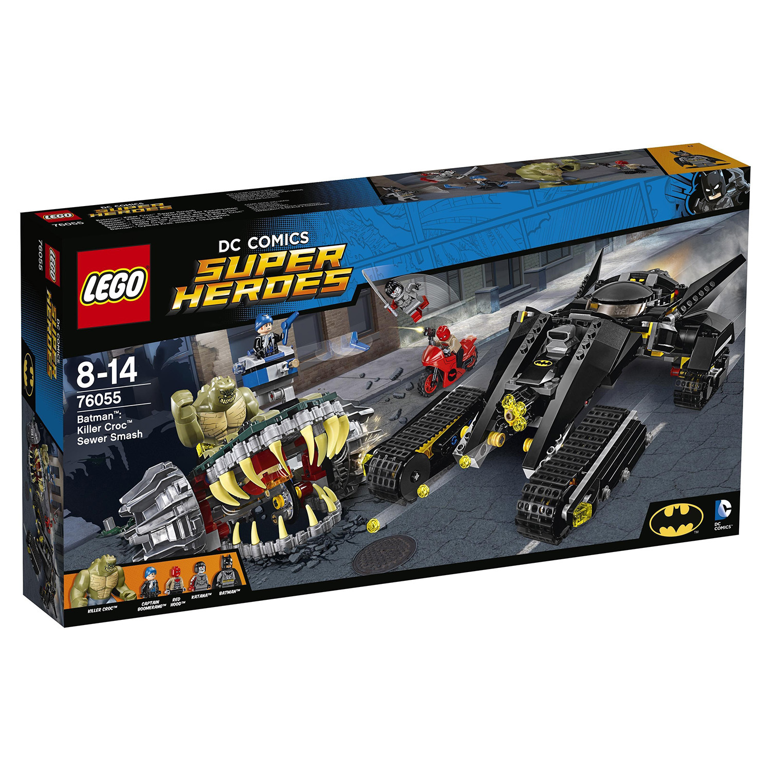 Конструктор LEGO Super Heroes Бэтмен™:убийца Крок (76055) купить по цене  6999 ₽ в интернет-магазине Детский мир