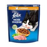 Корм для кошек Felix Мясное объедение  сухой с курицей 600г