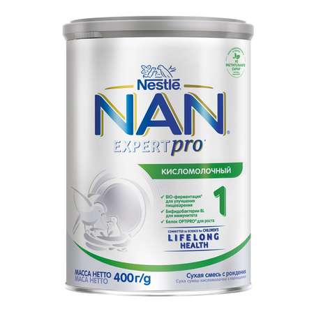 Смесь NAN 1 кисломолочный 400г с 0мес