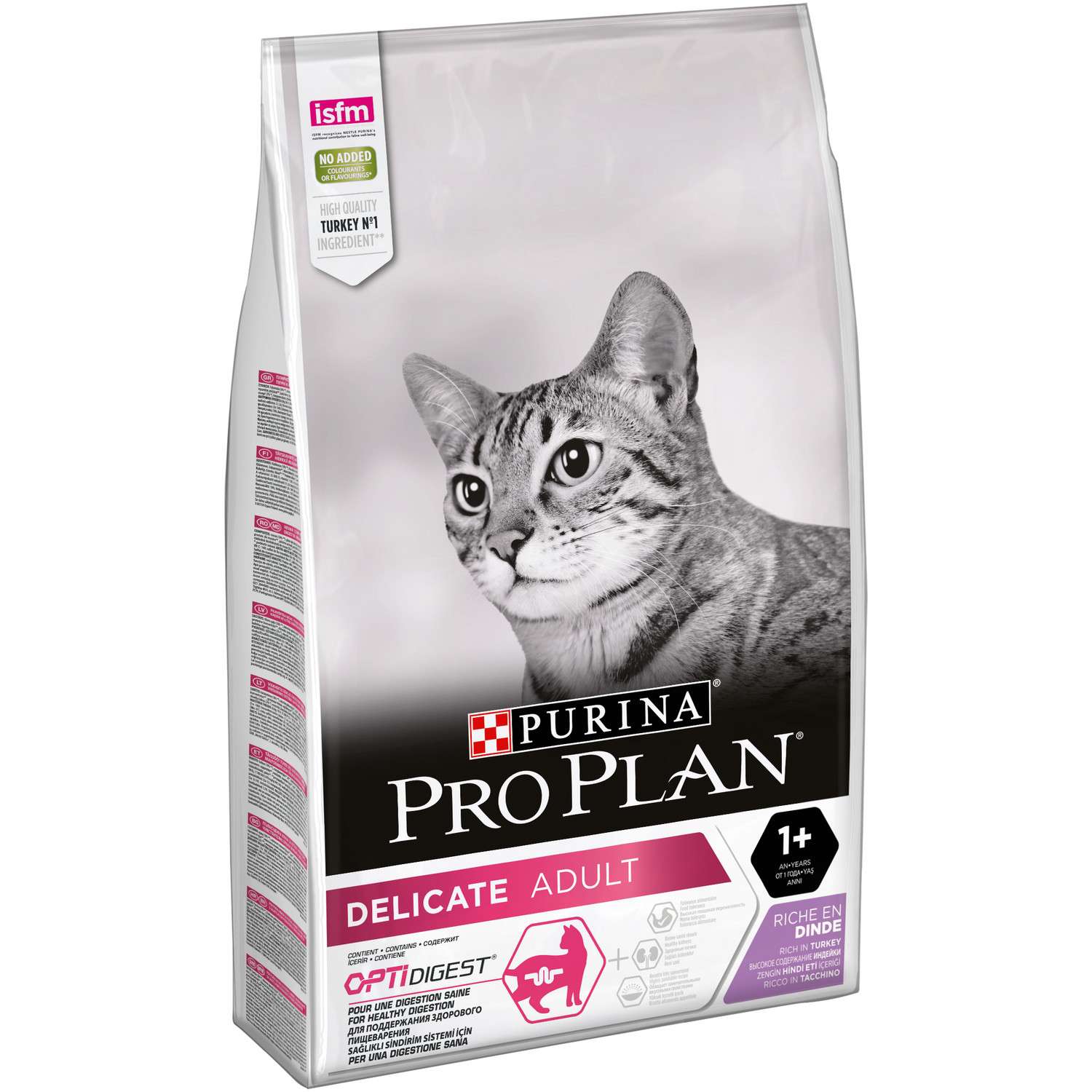 Корм сухой для кошек PRO PLAN Optirenal 10кг индейка с чувствительным пищеварением - фото 4