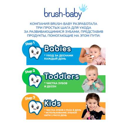Зубная паста Brush-Baby TuttiFrutti 3+ лет