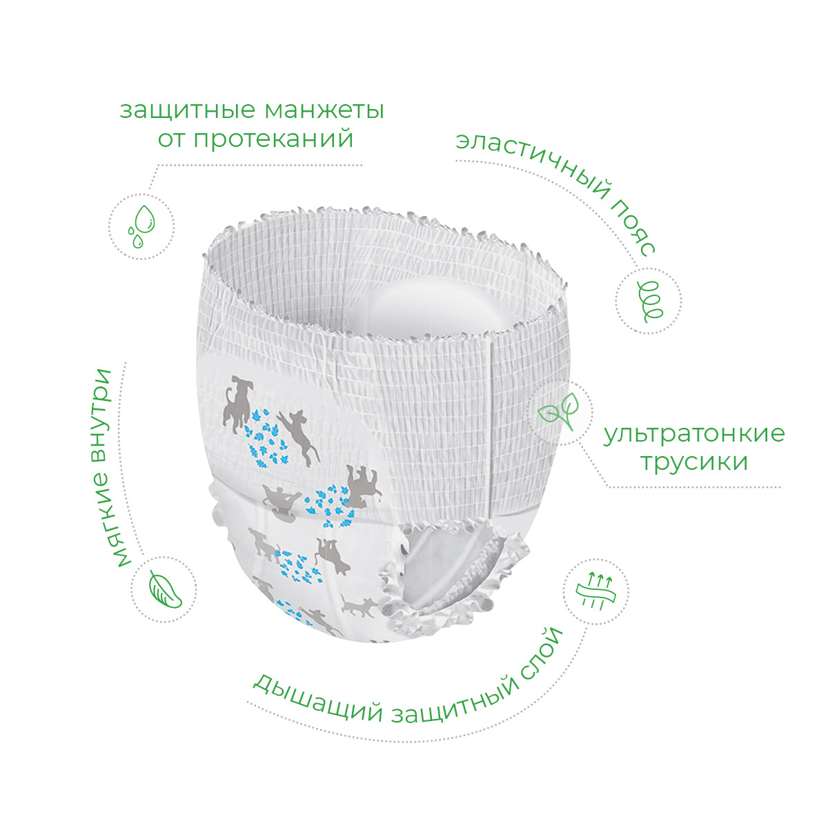 Трусики Synergetic Pure Nature 40 шт. 5 - фото 6