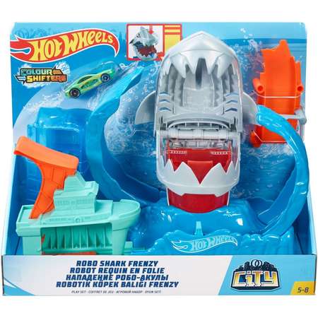 Набор игровой Hot Wheels Сити Ледяная акула GJL12