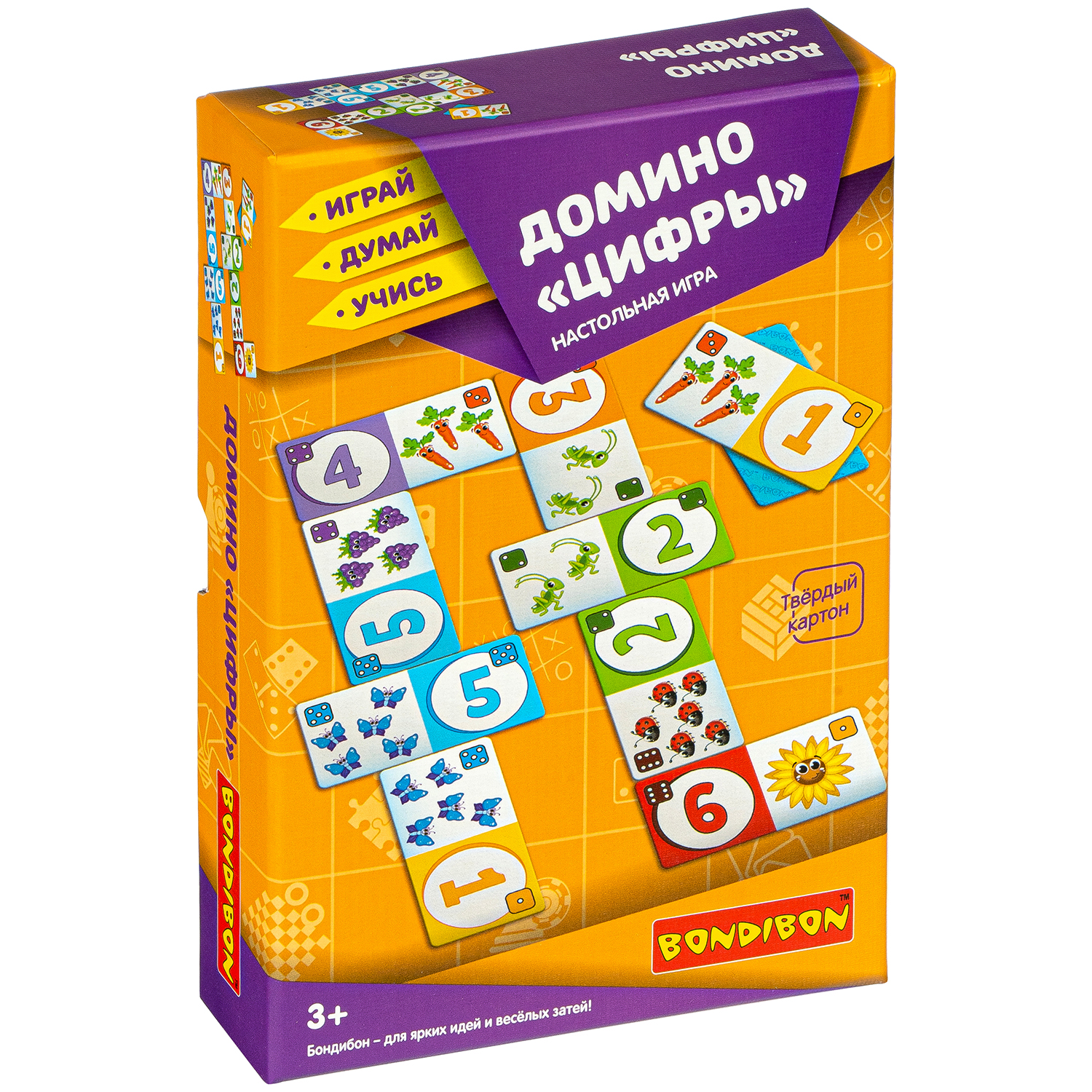 Игра настольная Bondibon Домино Цифры ВВ3902