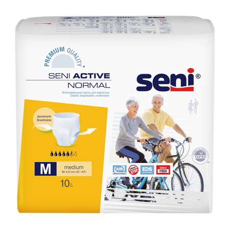 Трусы впитывающие Seni Active Normal M 10шт