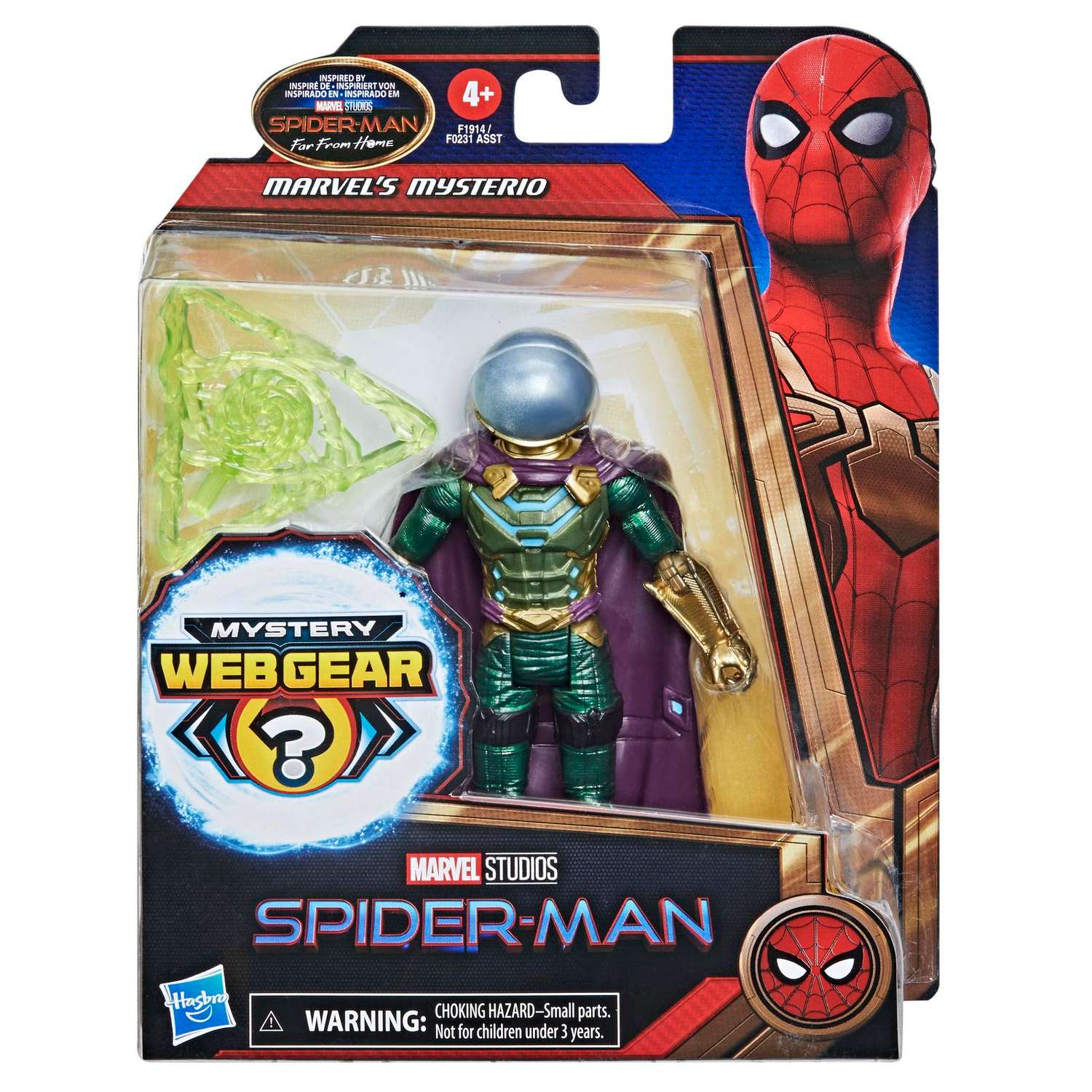 Фигурка Человек-Паук (Spider-man) Мистерио с дополнительным элементом и аксессуаром F19145X0 - фото 2