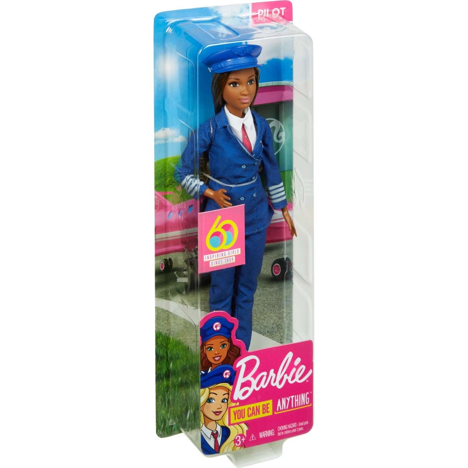 Кукла Barbie к 60летию Кем быть Пилот GFX25 GFX23 - фото 3