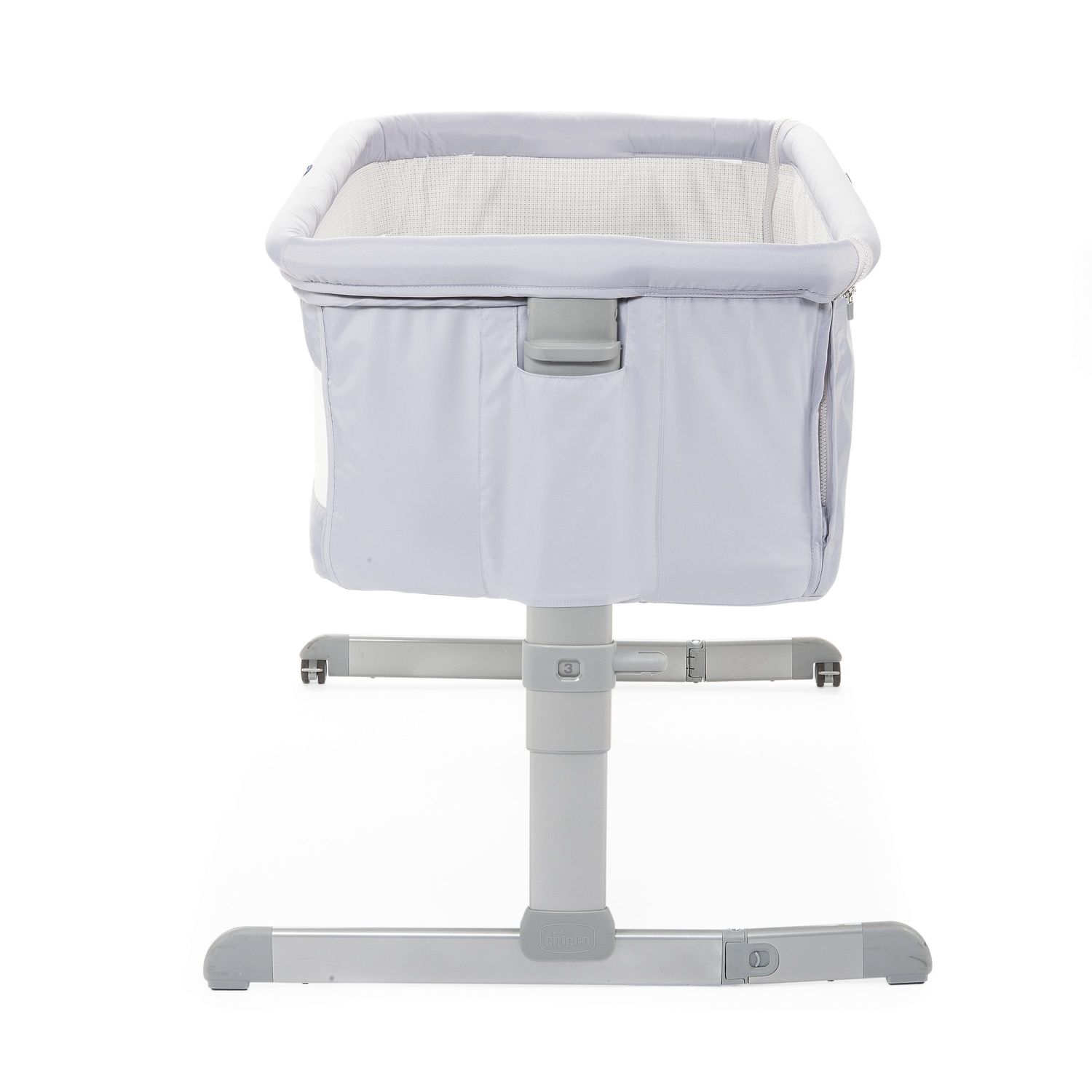 Кроватка Chicco Next2Me Standart Grey - фото 3