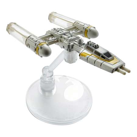 Звездолет Hot Wheels Wars Y-wing Золотой лидер DXX54