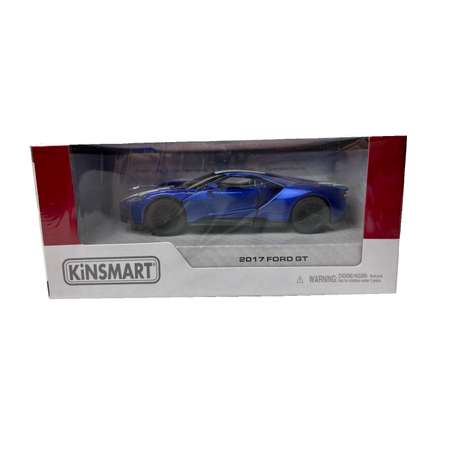Модель KINSMART Форд GT 2017 1:38 синяя