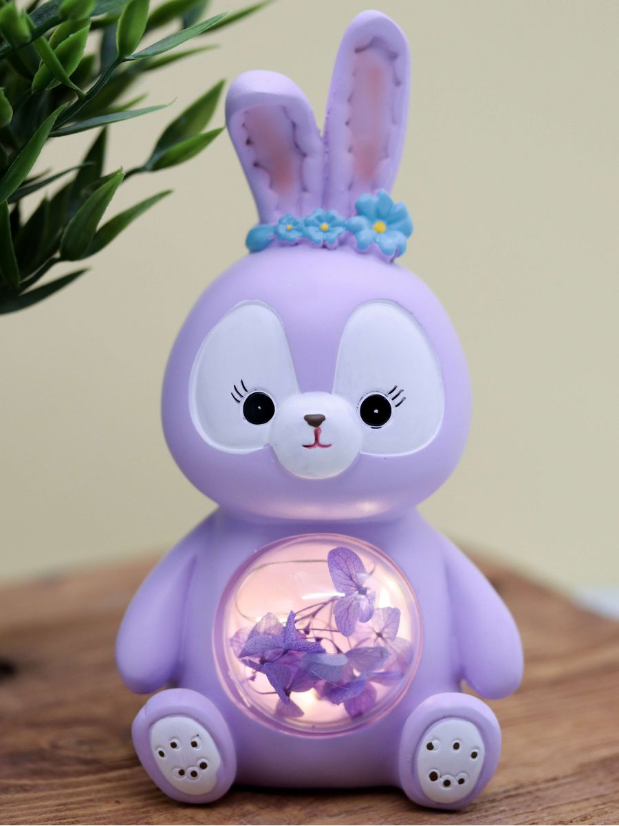 Ночник iLikeGift Flower bunny purple - фото 1