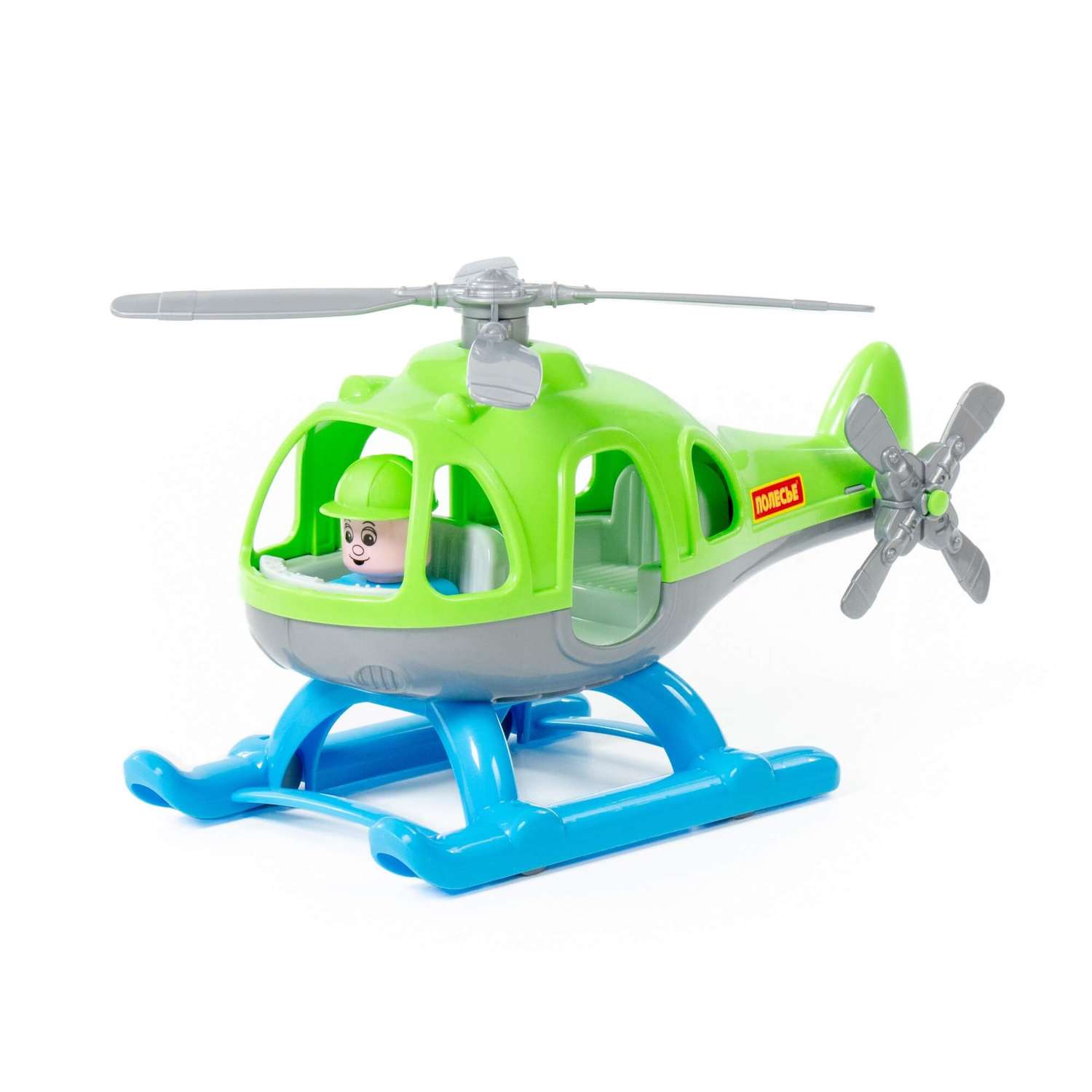 Вертолет Полесье Шмель зелёно-голубой 72313/1 - фото 1
