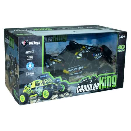 Машина WLToys РУ 1:18 Across Power Багги 4WD электро Черный