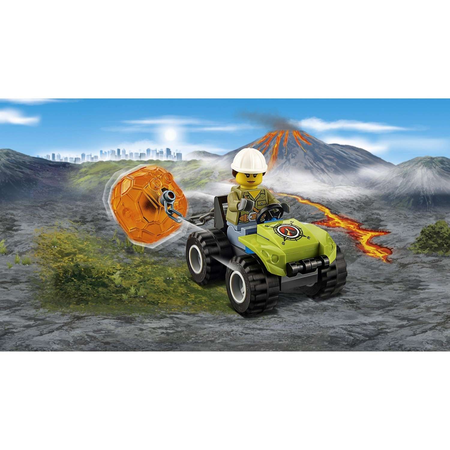 Конструктор LEGO City Volcano Explorers Вездеход исследователей вулканов (60122) - фото 7