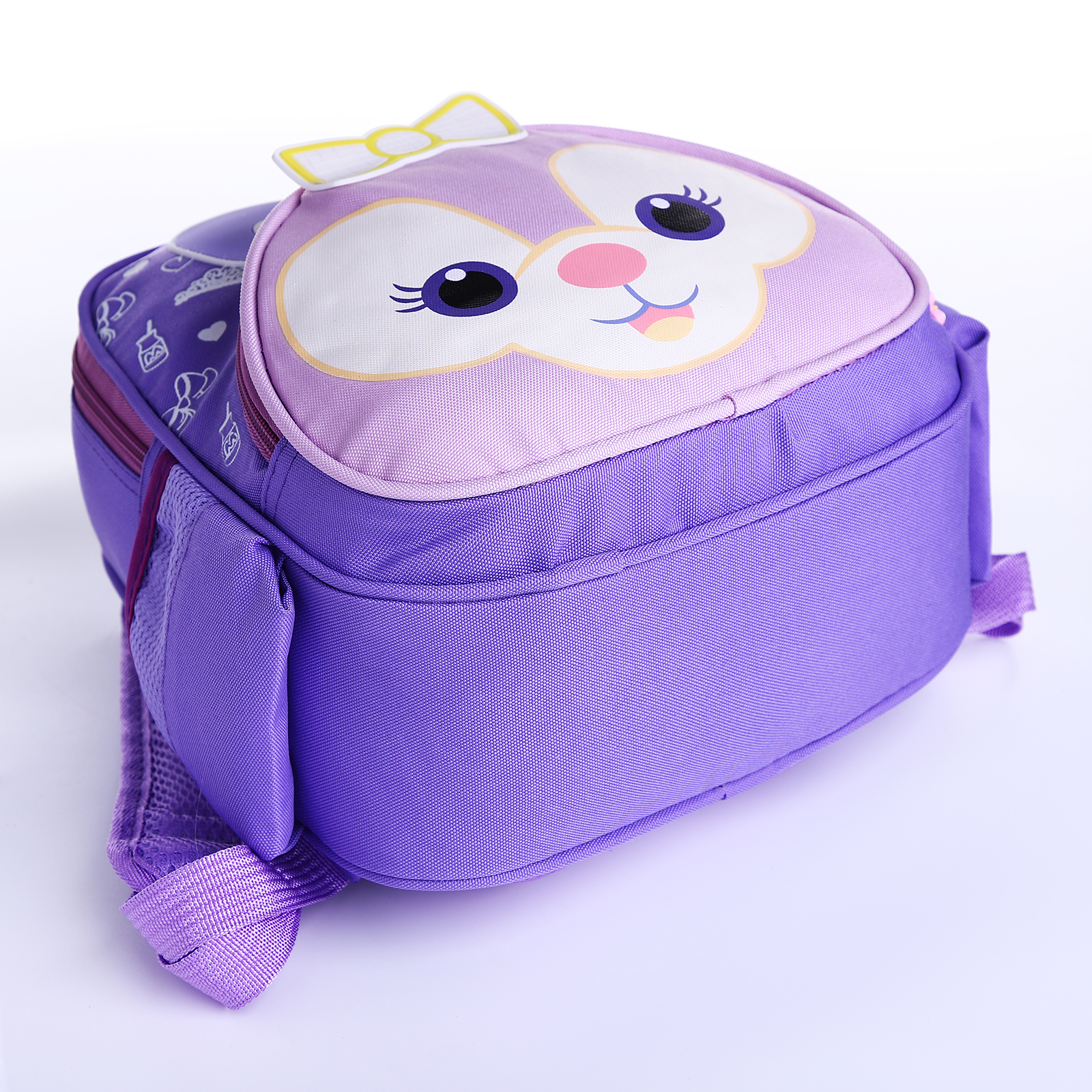 Рюкзак детский NAZAMOK на молнии 3 наружных кармана цвет сиреневый - фото 3
