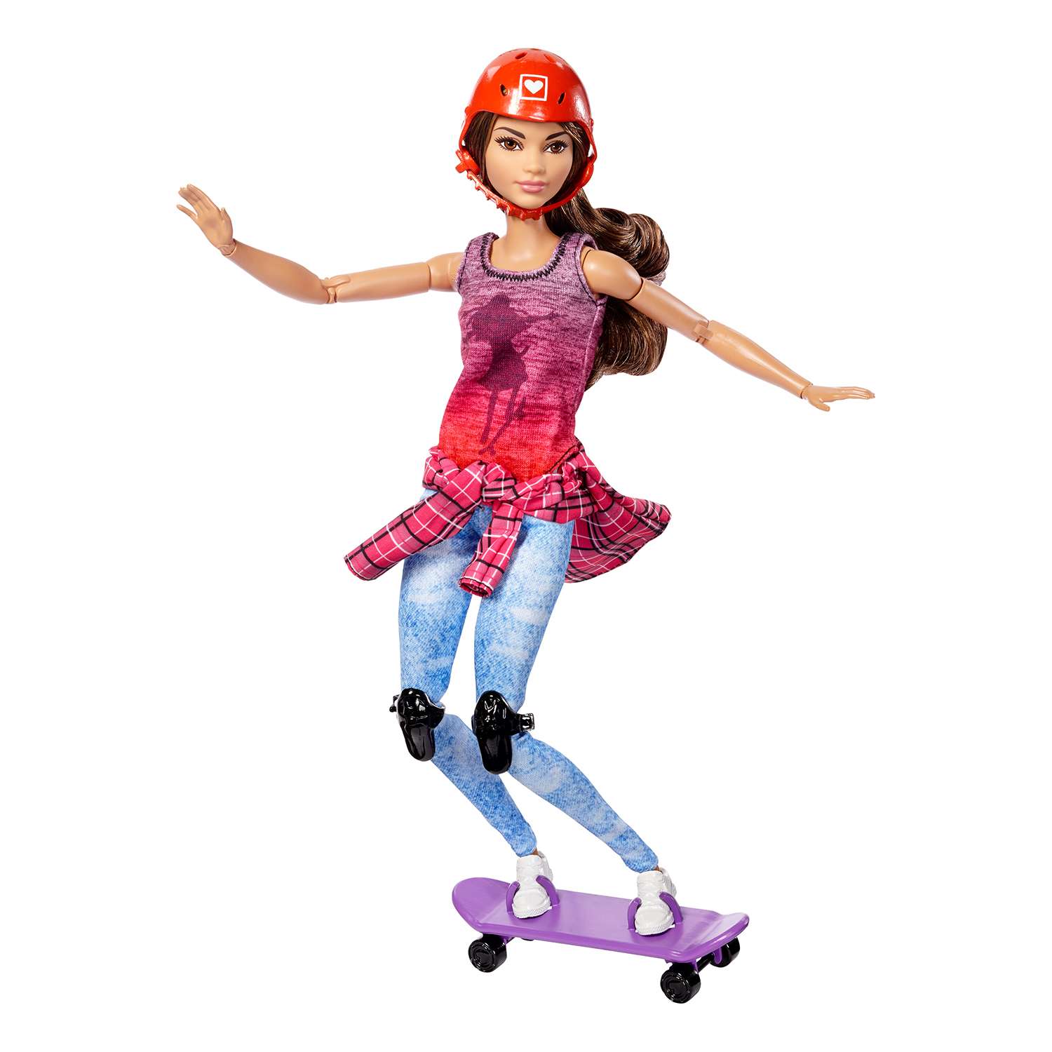Куклы-спортсменки Barbie Безграничные движения Скейтбордистка (DVF70) DVF68 - фото 5