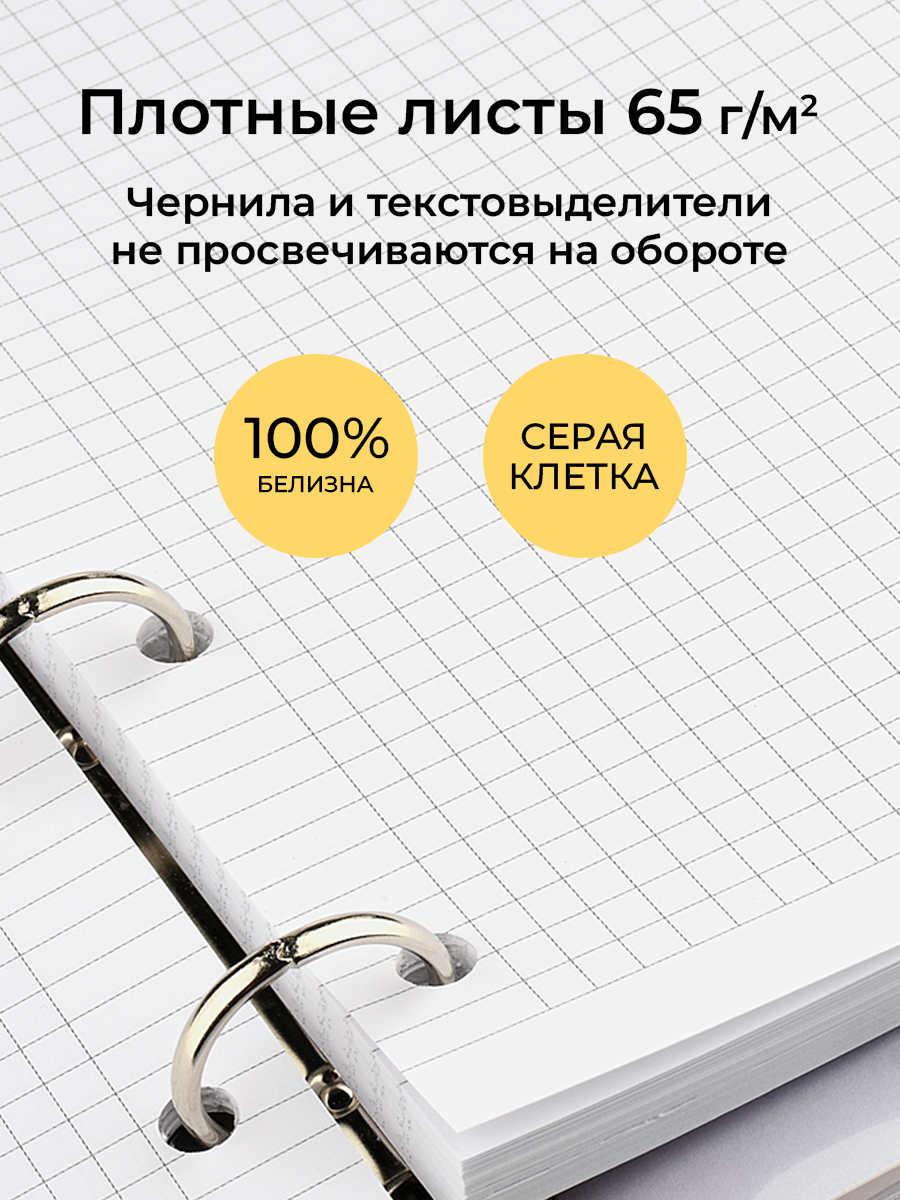 Сменный блок Lorex Stationery 100 листов клетка А5 - фото 3