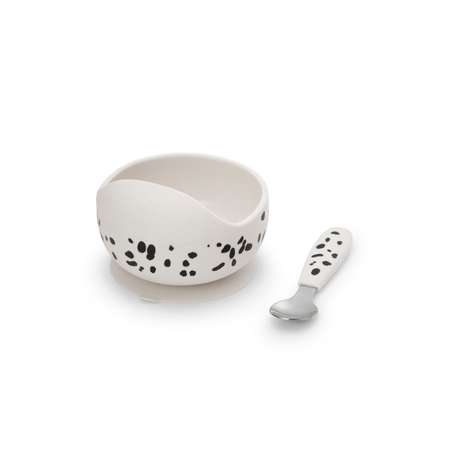 Посуда силиконовая набор Elodie Dalmatian Dots