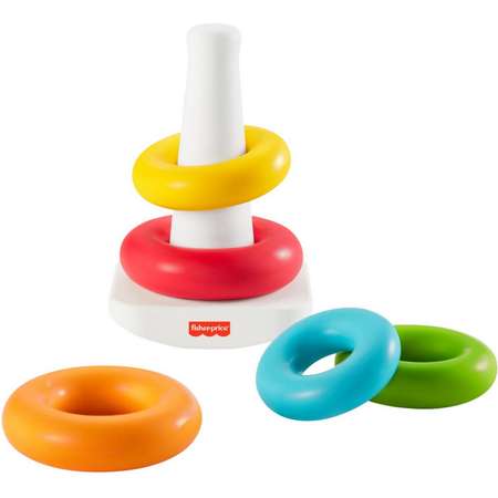 Игрушка Fisher Price пирамидка Складывай и толкай