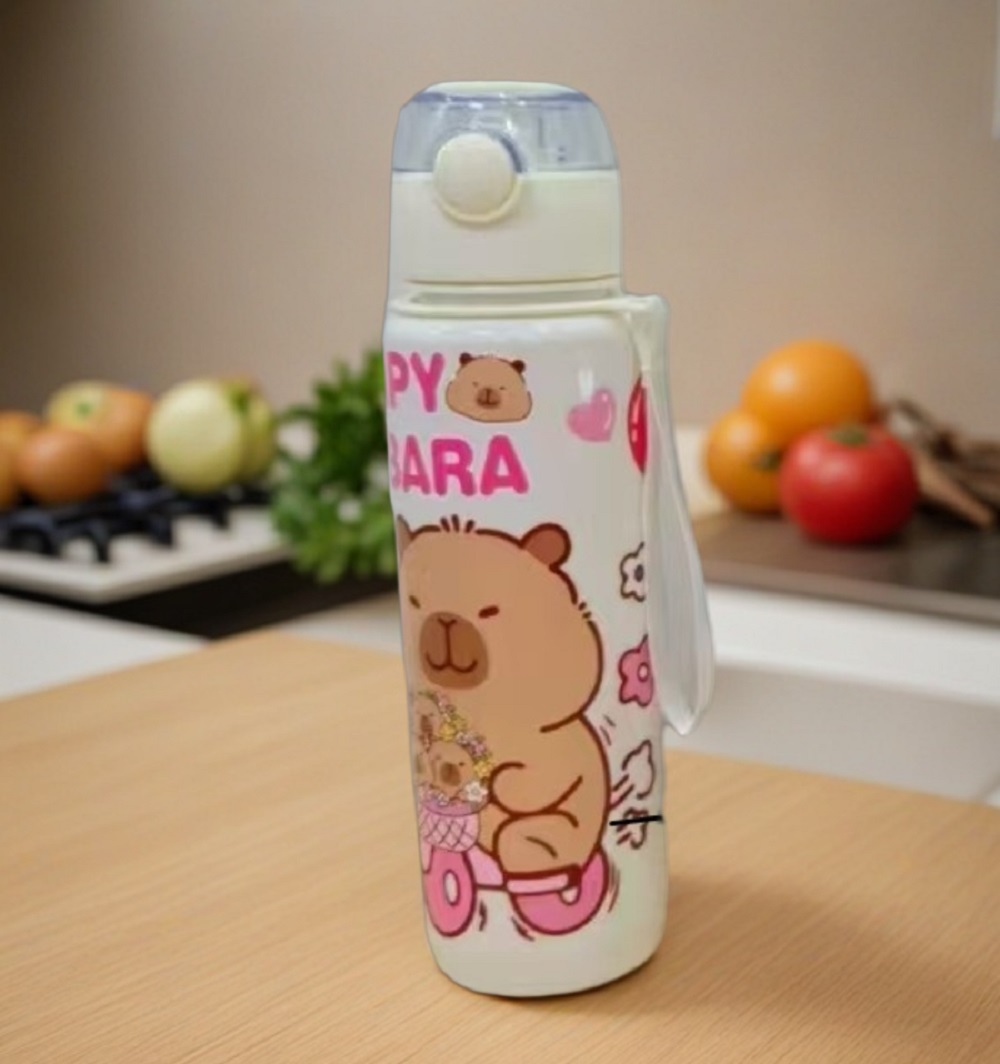 Бутылка для воды детская ТОТОША Непроливайка с трубочкой для прогулки, школы, путешествий - фото 2