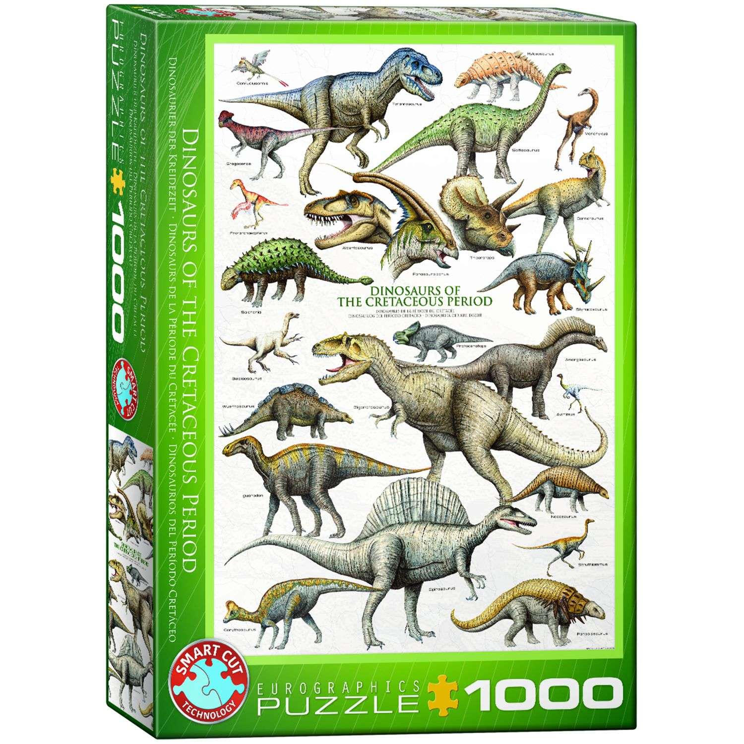 Пазлы Eurographics Динозавры мелового периода 1000элементов 6000-0098 - фото 1