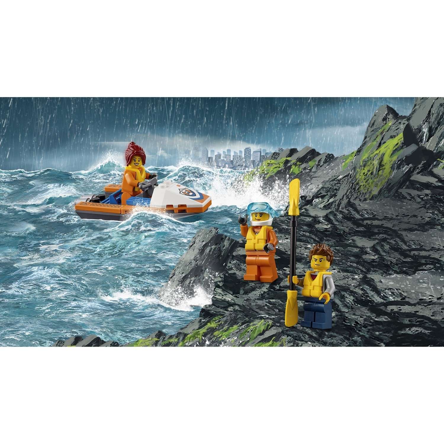 Конструктор LEGO City Coast Guard Сверхмощный спасательный вертолёт (60166) - фото 4