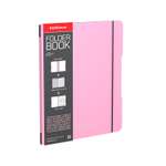 Тетрадь общая ErichKrause в съемной обложке FolderBook Pastel розовый А5+ 48 листов клетка