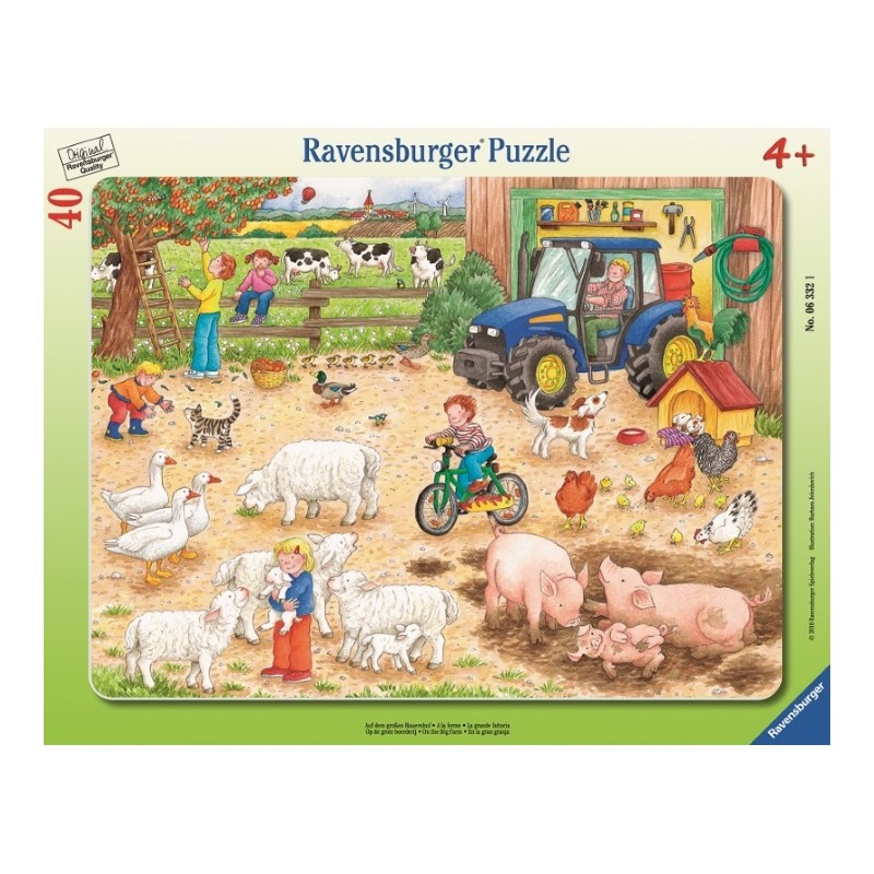 Пазл Ravensburger Большое хозяйство 40 шт - фото 1