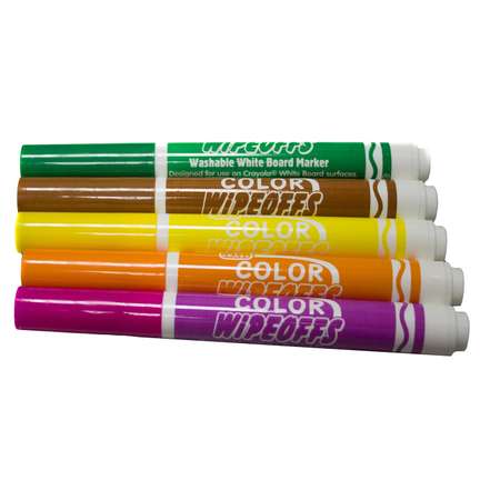 фломастеры для письма на доске Crayola 8 цветов радуги
