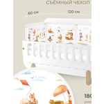 Бортик в кроватку Dr. Hygge HG210301/Оранжевый_пляж