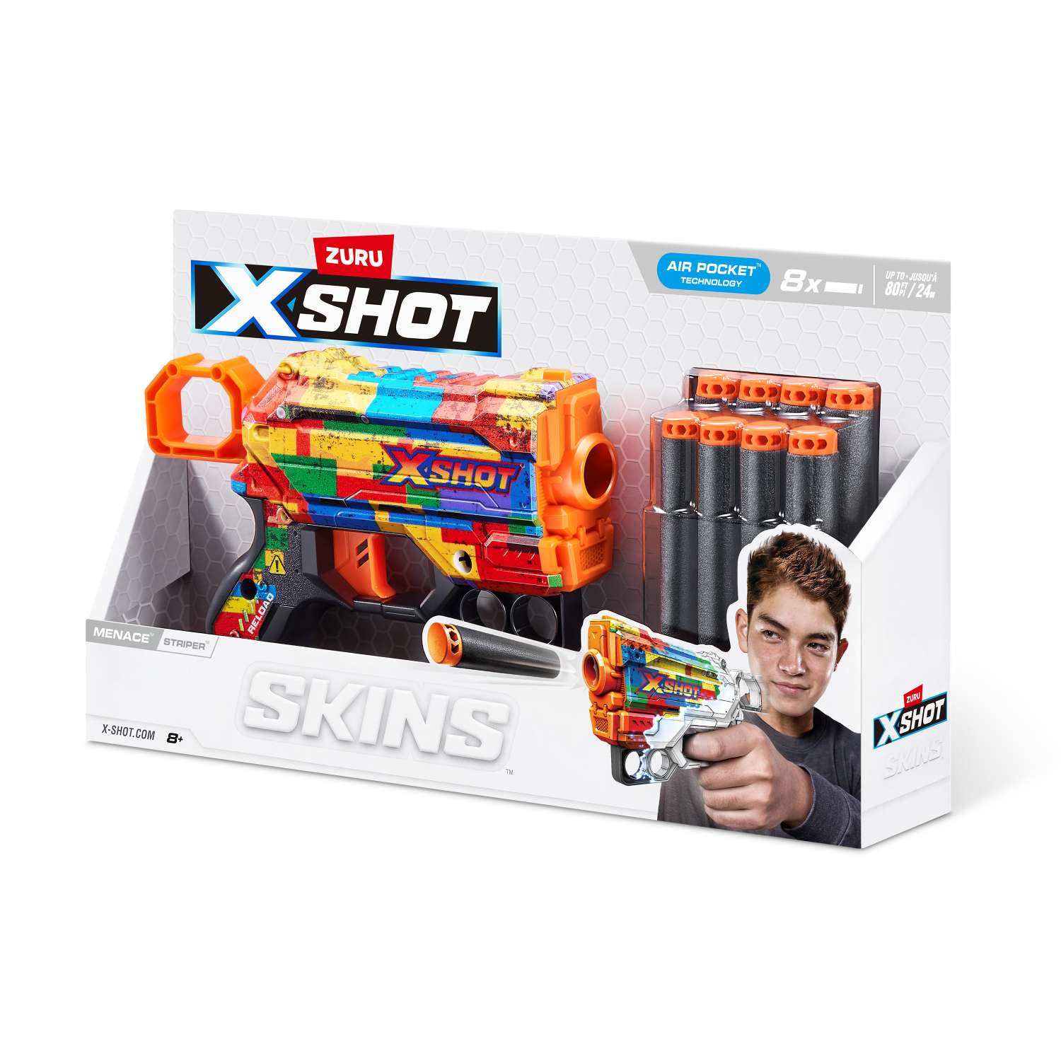 Набор для стрельбы X-SHOT  Скинс менейс в ассортименте 36515 - фото 14