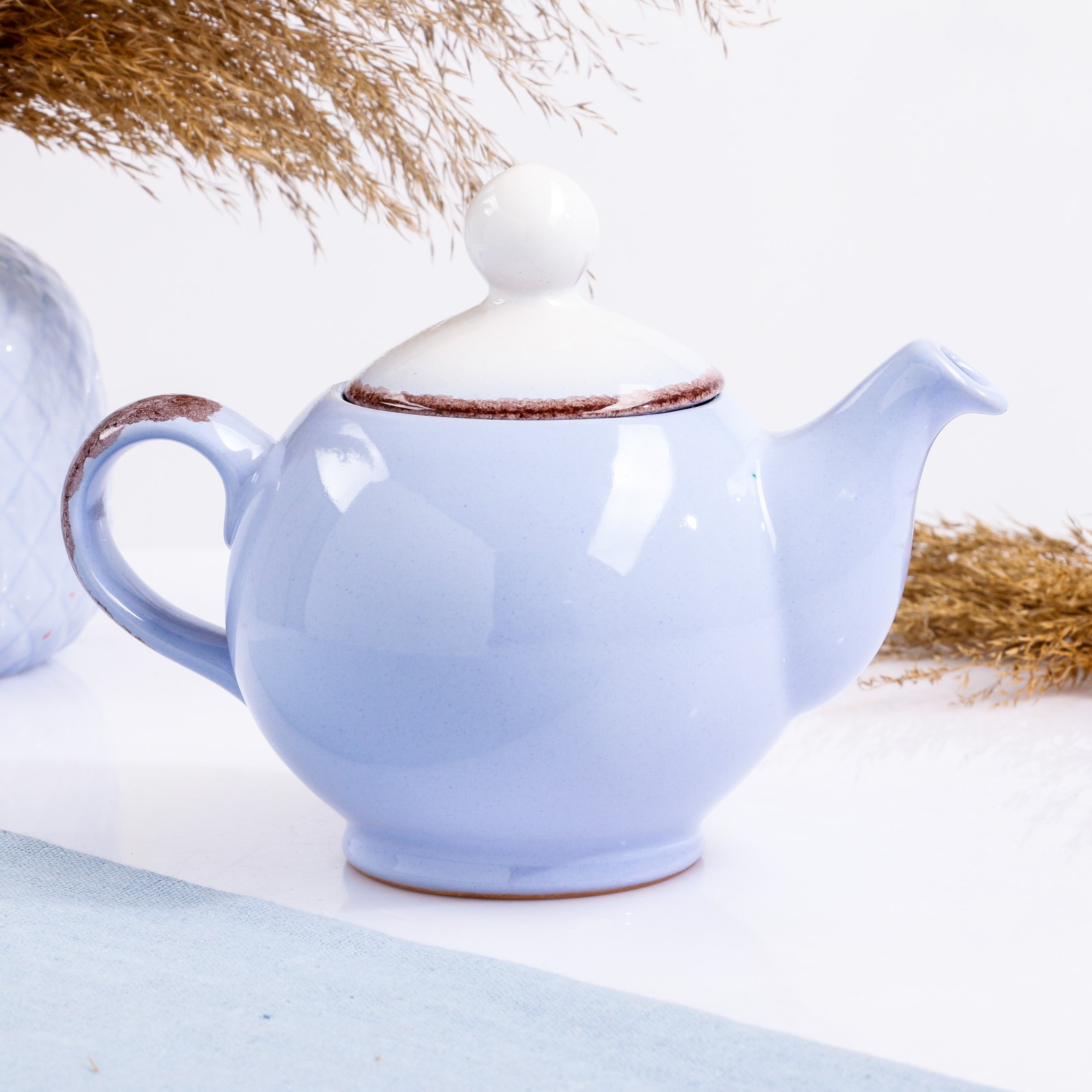 Заварочный чайник Sima-Land голубой 0.5л - фото 1