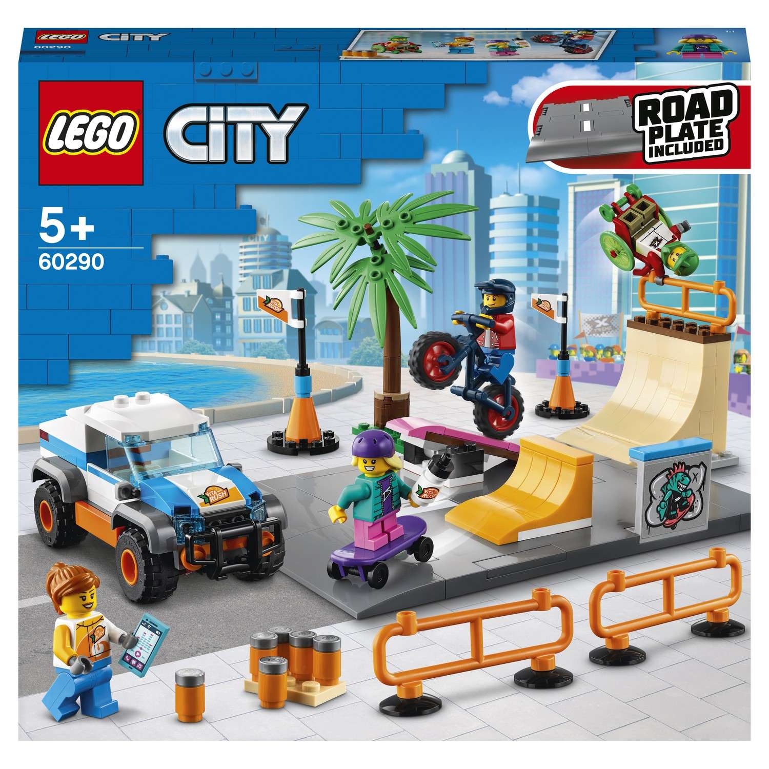 Конструктор LEGO My City Скейт-парк 60290 - фото 2