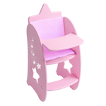 Стульчик для кукол Мега Тойс с мягким сиденьем Diamond Star деревянный
