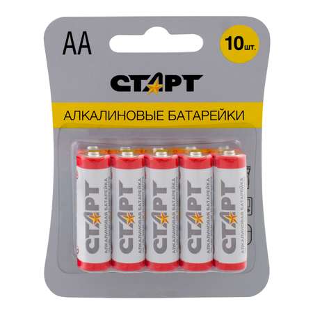 Батарейка СТАРТ алкалиновые (щелочные) тип АА (LR6) 10 шт