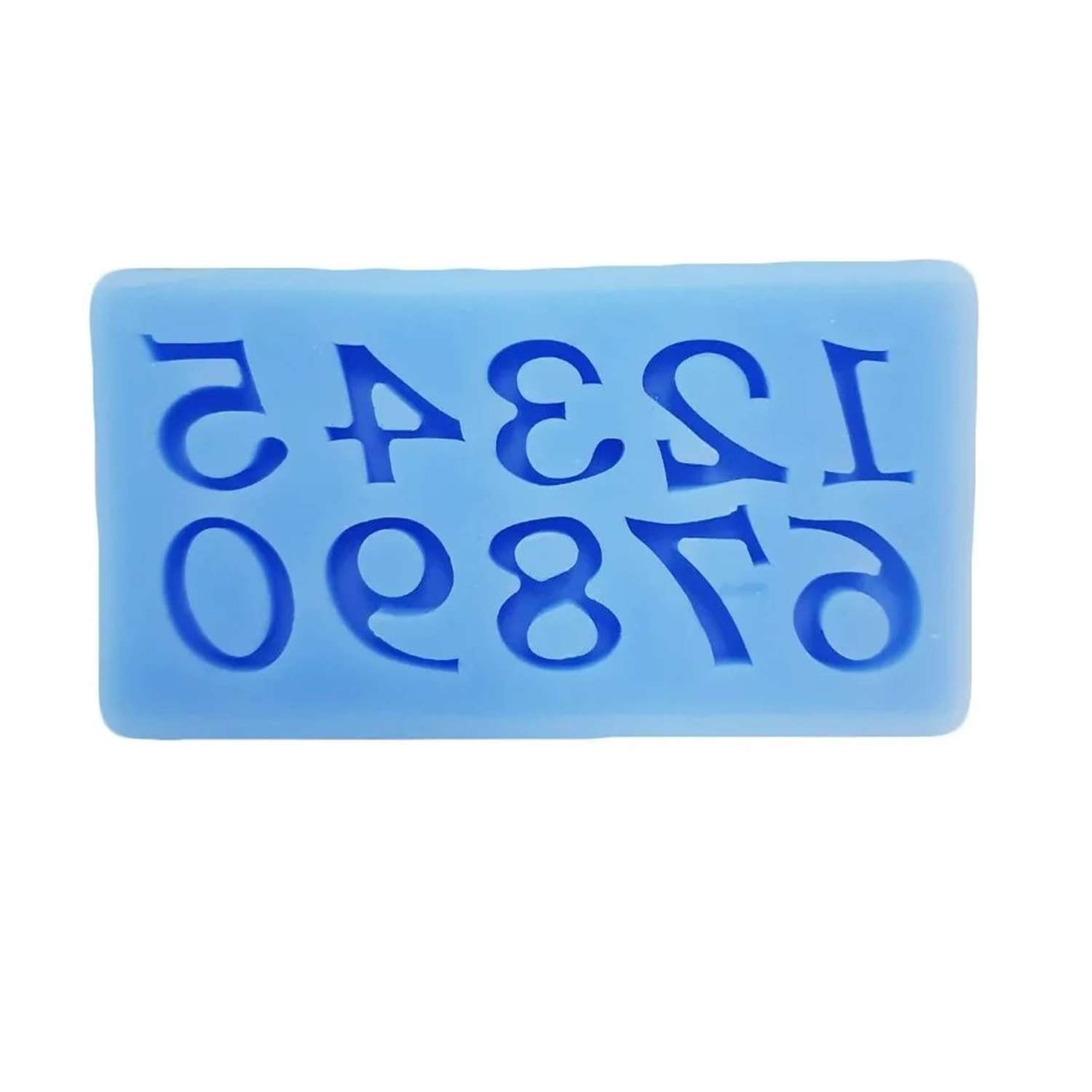 Форма для приготовления Keyprods силиконовая цифры Синий - фото 1