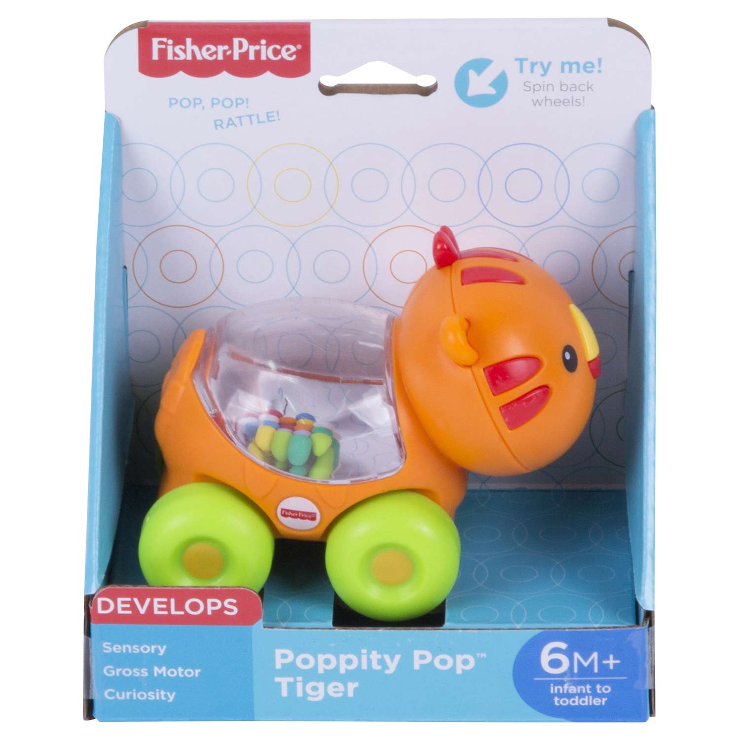 Каталка Fisher Price Черепашка/бегемотик в ассортименте - фото 6