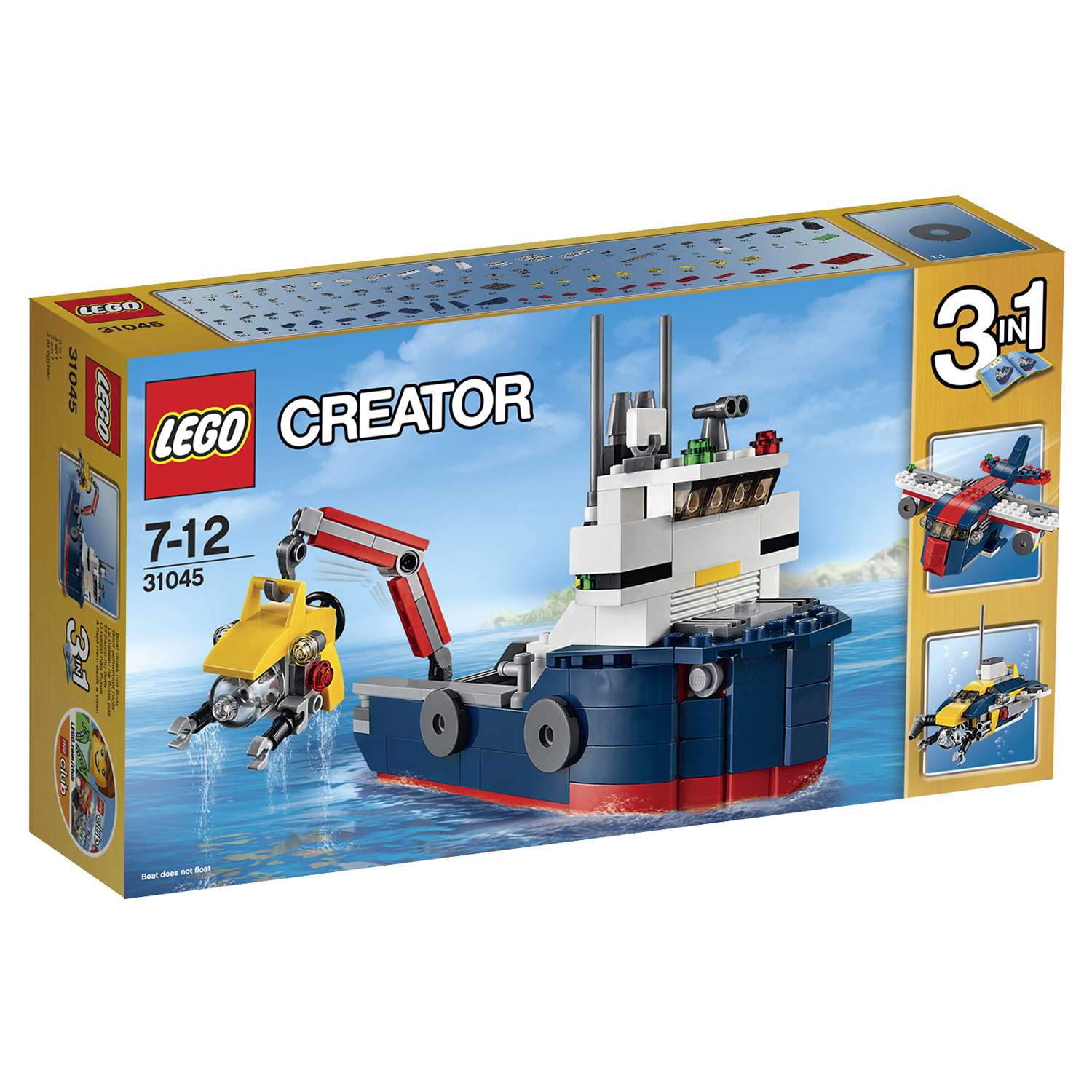 Конструктор LEGO Creator Морская экспедиция (31045) - фото 2