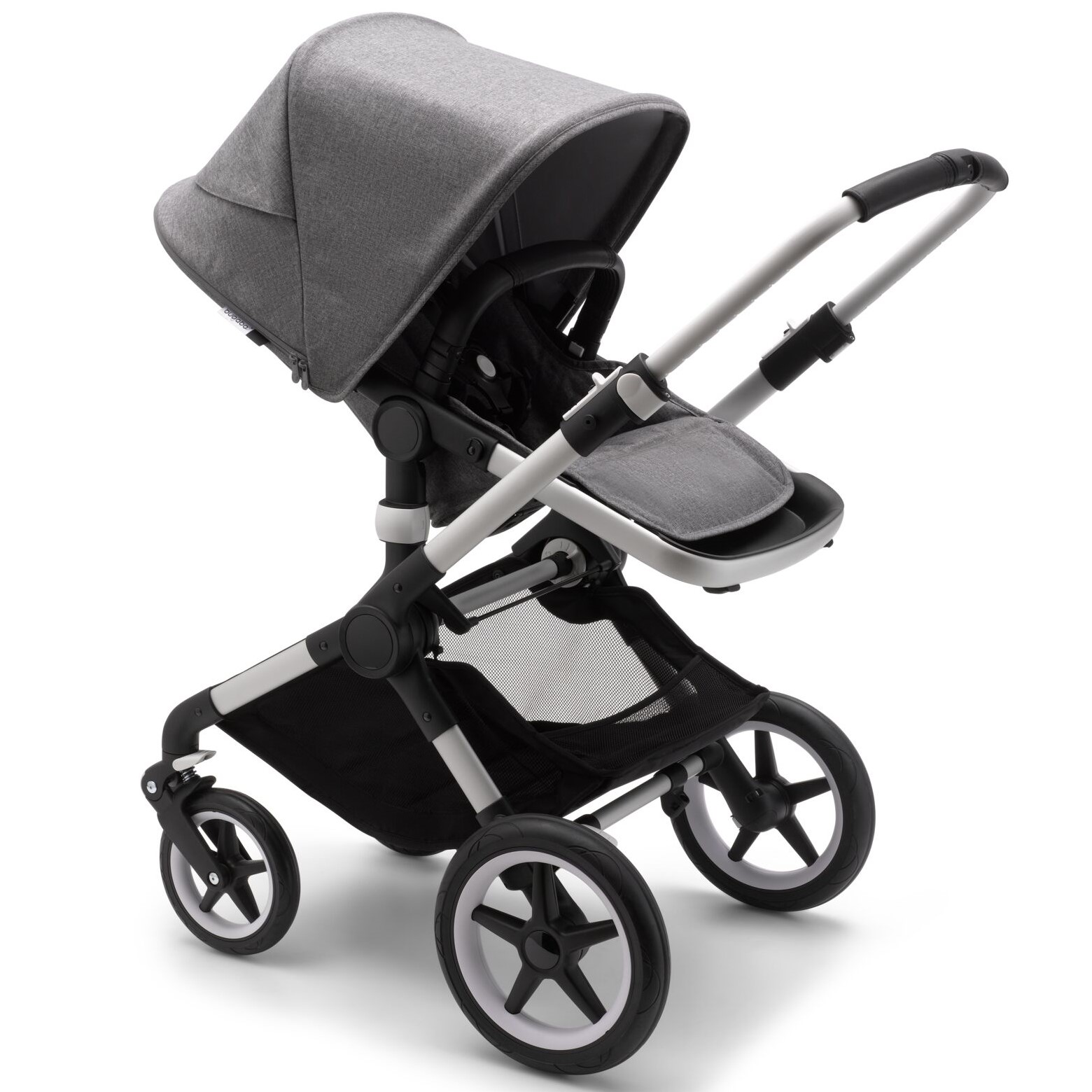 Коляска 2в1 Bugaboo Fox2 Complete Alu Grey Melange-Grey Melange - фото 2