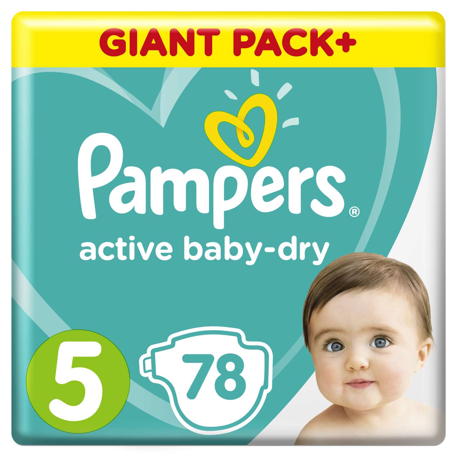 Подгузники Pampers Active Baby-Dry 5 11-16кг 78шт - фото 1
