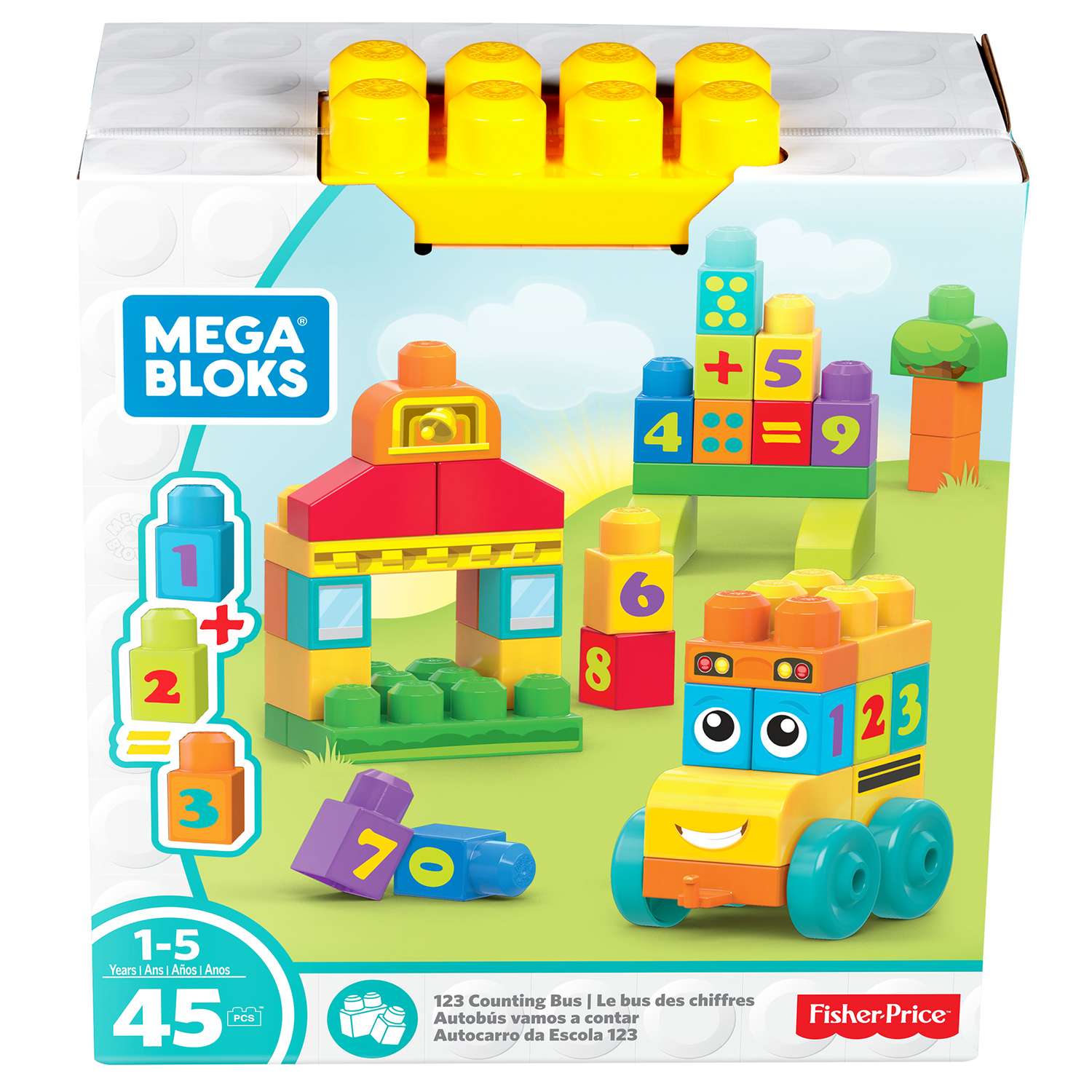 Набор Mega Bloks Обучающий автобус с цифрами - фото 5