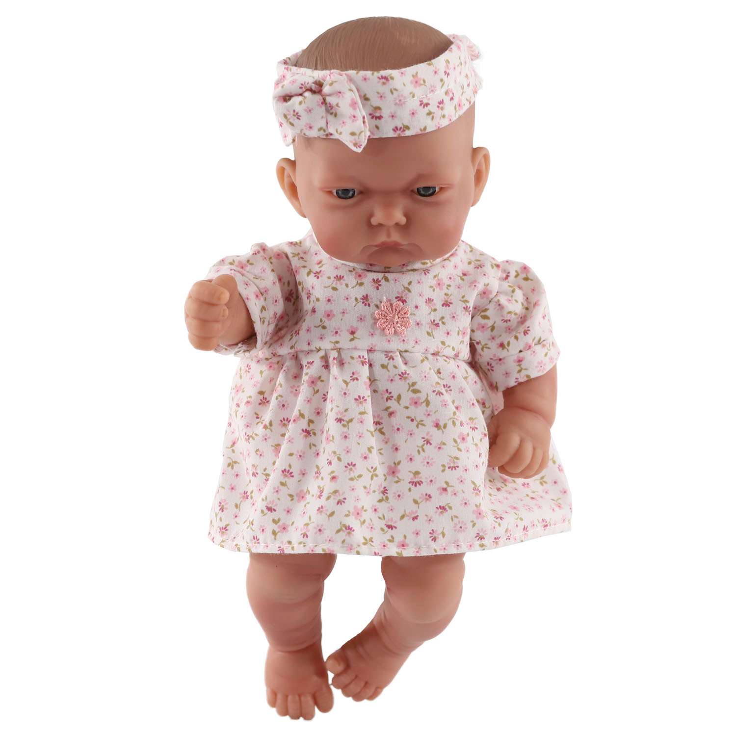 Кукла-пупс Antonio Juan Вера в розовой люльке 26 см виниловая 4076P - фото 2