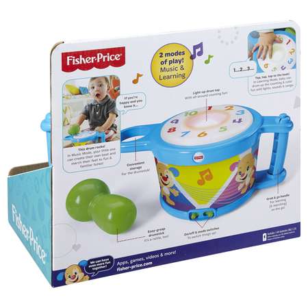 Музыкальная игрушка Fisher Price Умный барабан