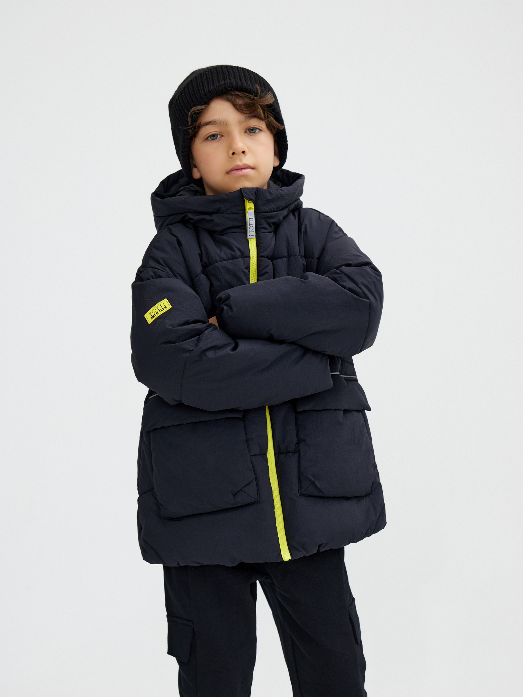 Куртка Totti Kids AW23TKB010/Куртка/Черный - фото 5