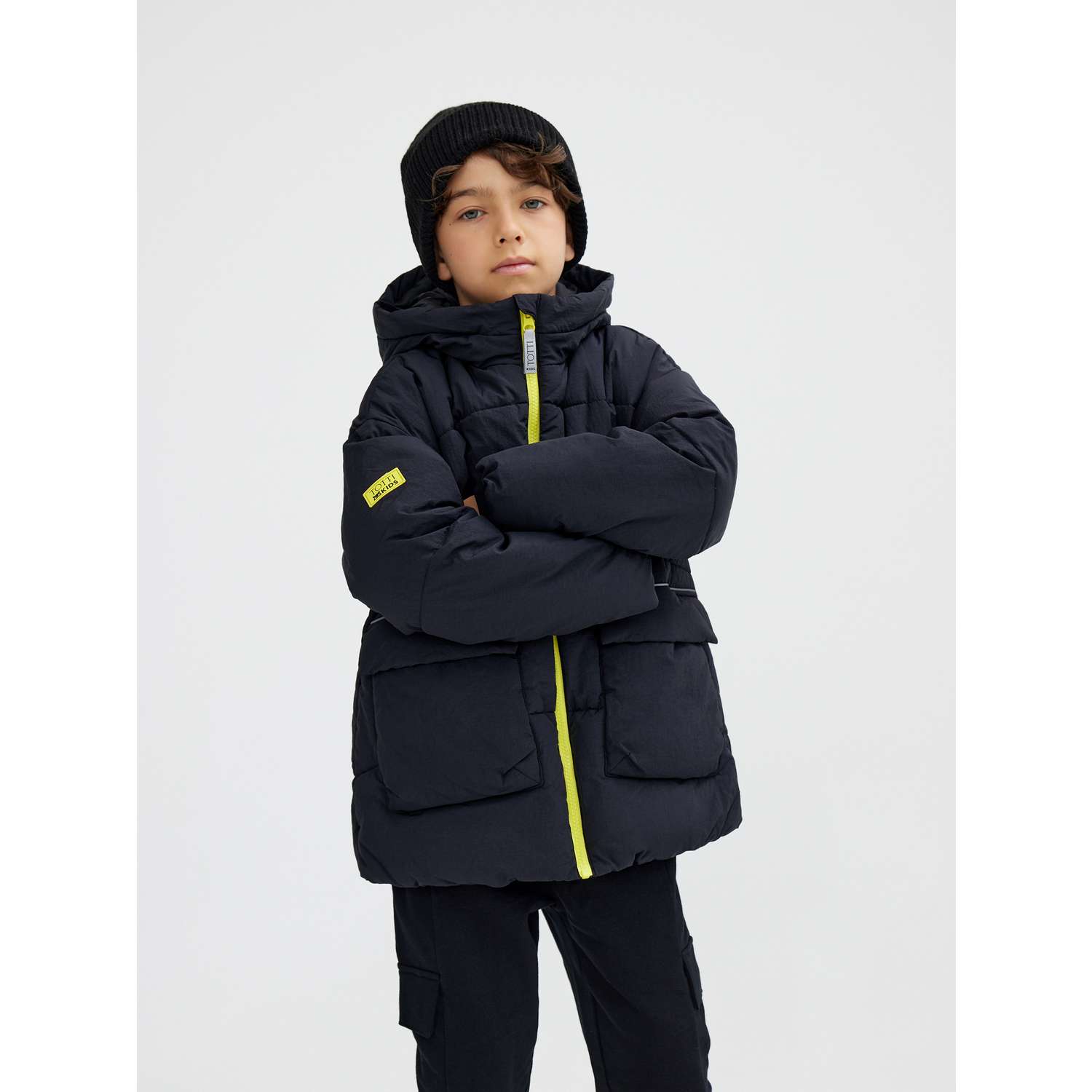 Куртка Totti Kids AW23TKB010/Куртка/Черный - фото 5