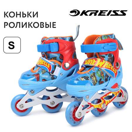 Коньки роликовые Kreiss Hot Wheels S