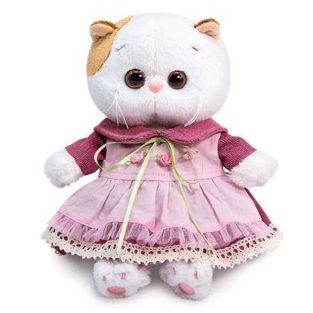 Мягкая игрушка BUDI BASA Ли-Ли Baby в платье с передником 20 см LB-066