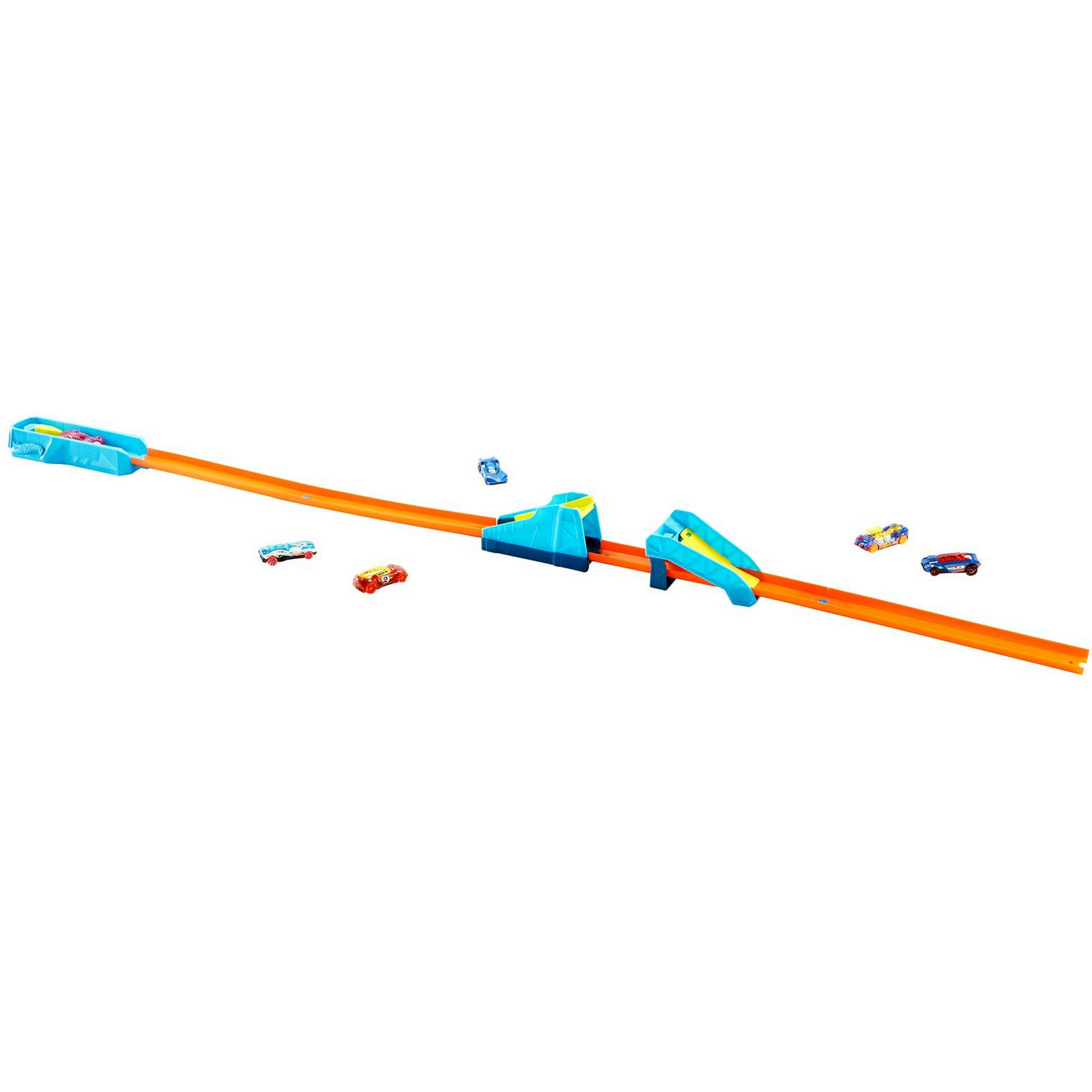 Трек Hot Wheels Праздничная коробка с пусковой установкой GWN96 - фото 5