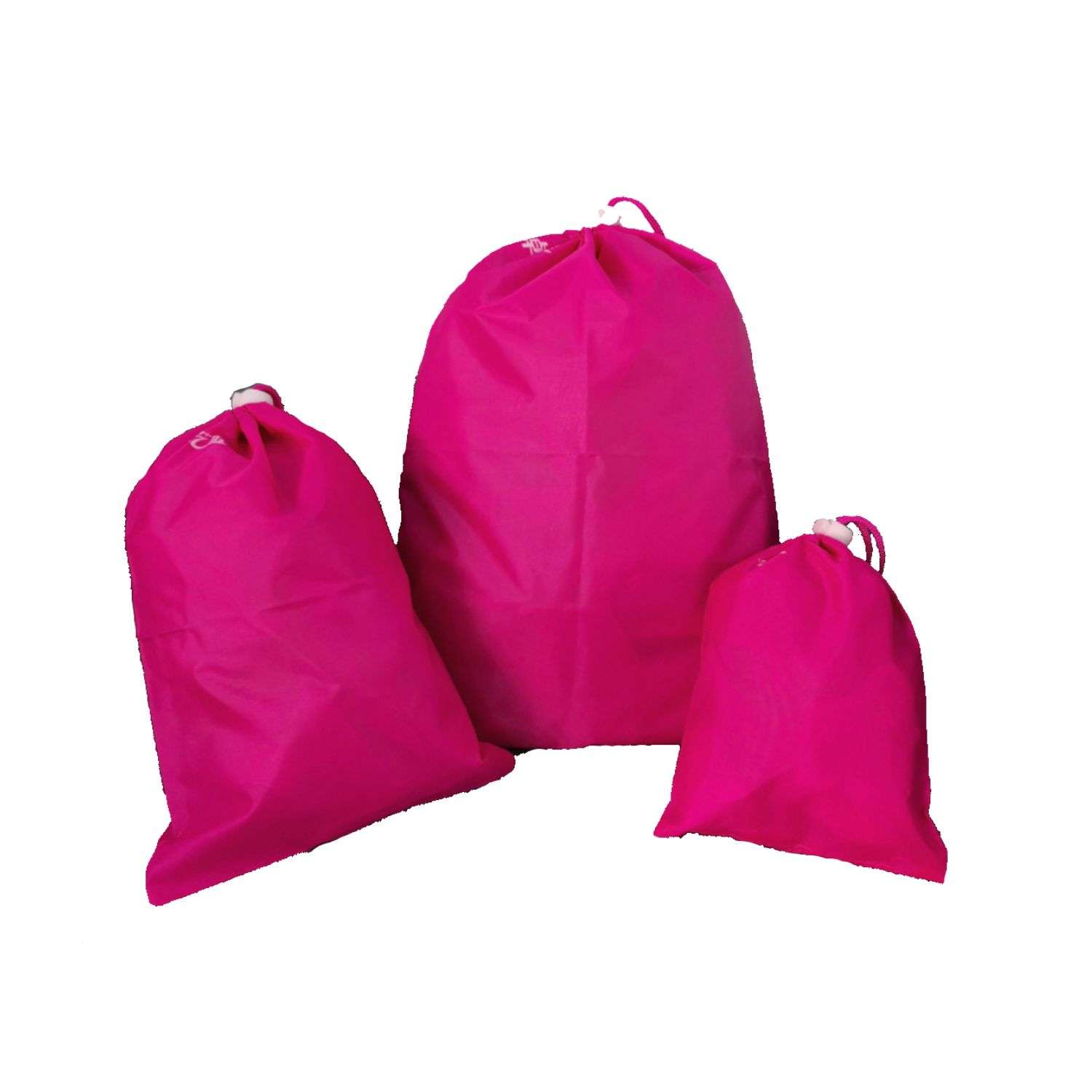 Набор дорожных мешочков NPOSS для одежды розовый 3 шт - фото 1
